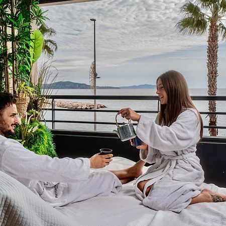 Blue Summer Vibes Appartment For 4P, Ac, Parking, Beachfront, Spa Access -5 La Ciotat Kültér fotó
