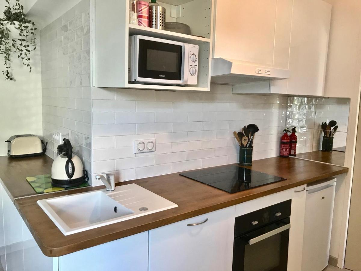 Blue Summer Vibes Appartment For 4P, Ac, Parking, Beachfront, Spa Access -5 La Ciotat Kültér fotó
