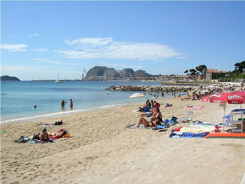 Blue Summer Vibes Appartment For 4P, Ac, Parking, Beachfront, Spa Access -5 La Ciotat Kültér fotó