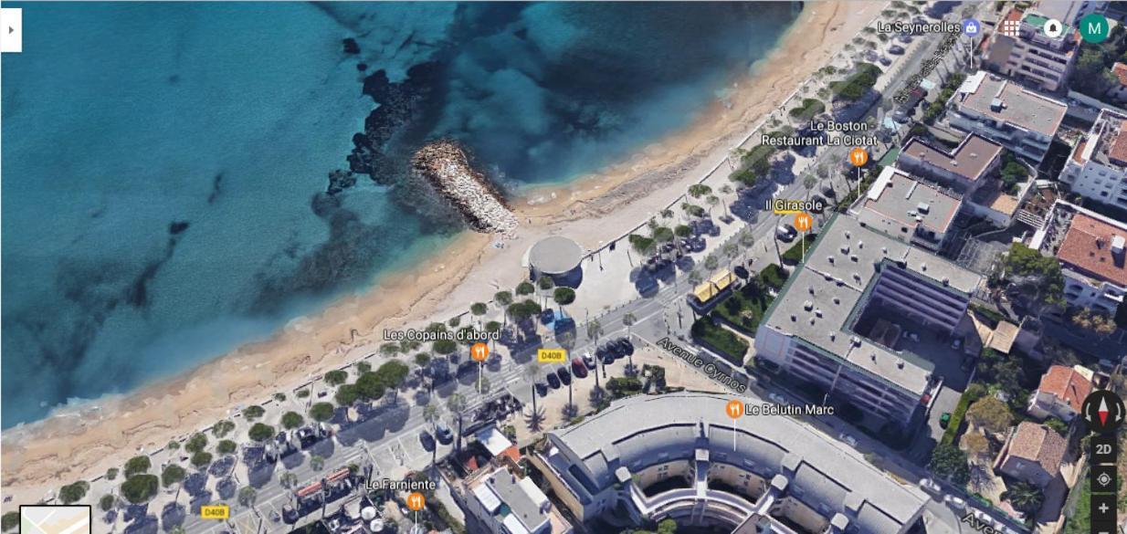 Blue Summer Vibes Appartment For 4P, Ac, Parking, Beachfront, Spa Access -5 La Ciotat Kültér fotó